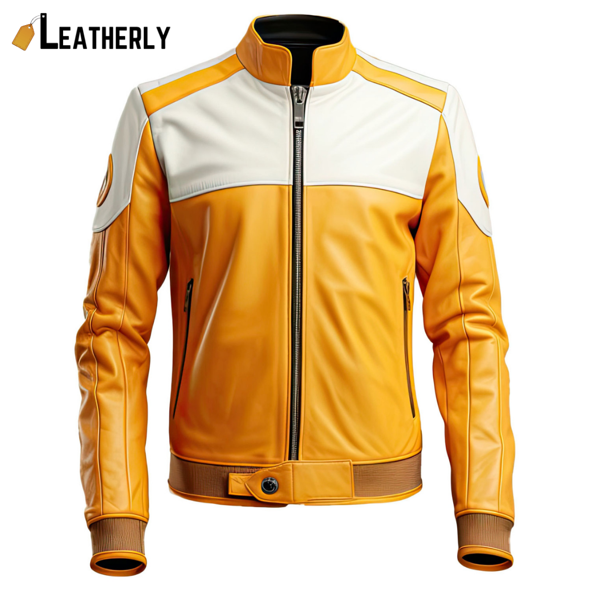 white and yellow jacket