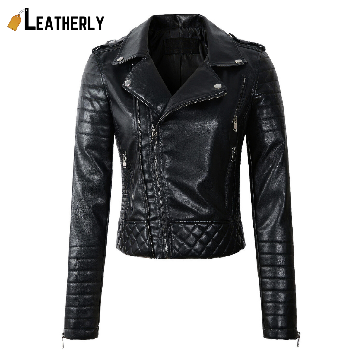 Sporty Crossover Asymmetric Rider Jacket