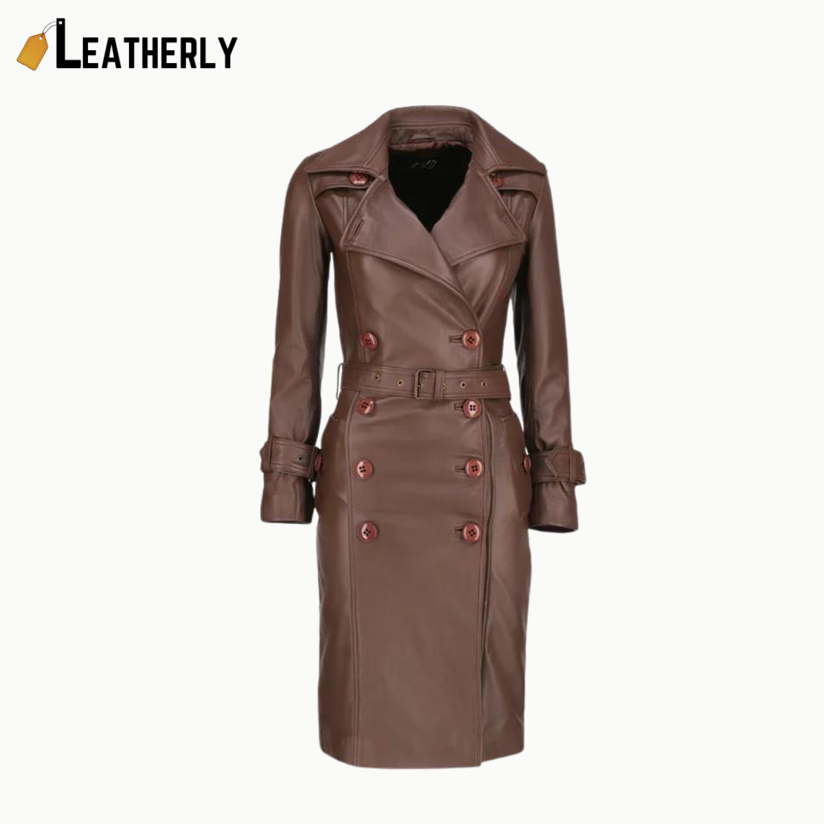 leather trench coat